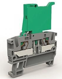 Клемма с держателем предохранителя на 4 кв.мм ZEFF423GR DKC от поставщика КабельСпецСтрой