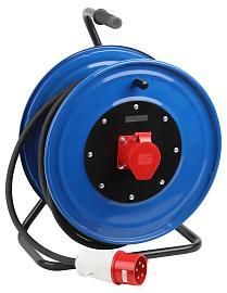 Удлинитель силовой ЭРА IND380-RM-1e-5x2,5-10m-IP44 на 380В на катушке 1 розетка CEE 5P 10м КГ 5х2,5 32A IP44 Б0057301 от поставщика КабельСпецСтрой