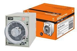 Реле времени 4-диапазоннное 24-220В цокольное РВ3A-0,5сек/3мин-5A-24/220В-8Ц TDM (SQ1503-0013) от поставщика КабельСпецСтрой