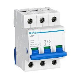 Выключатель нагрузки NH4 3P трехполюсный 125A 398034 CHINT от поставщика КабельСпецСтрой